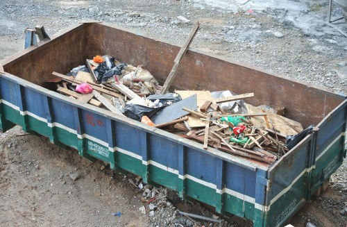 Front view of skip hire services in Alperton